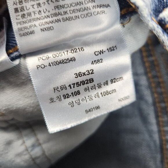 Levis Jeans Mens 36x32 Blue 517 Distress Faded Cowboy Western Ranch Hand Rodeo a - Picture 8 of 15